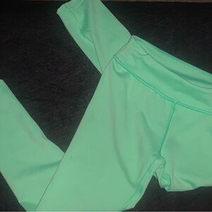 Vibrant Mint Green Leggings